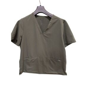 FIGS Men's   Scrub Top Large Green/Grey‎  Technical Collection